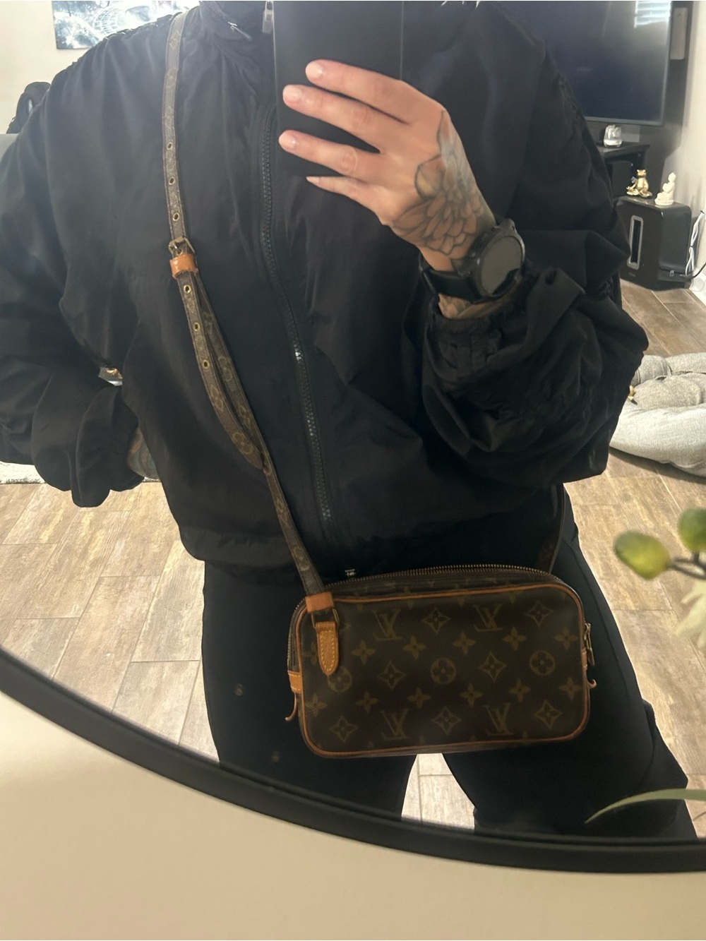 Vintage Louis Vuitton Marley Bandouliere Monogram Crossbody Bag - Picture 12 of 12